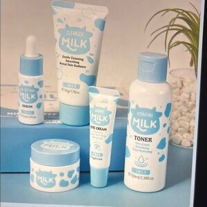 LANEIGE Milk Skincare Collection - Soft Blue and White